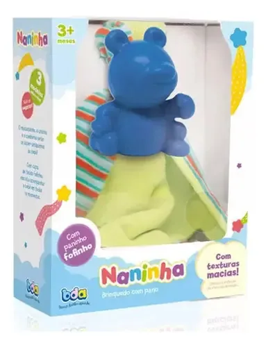 Mordedor Naninha Bebê Infantil Divertido Didático Interativo