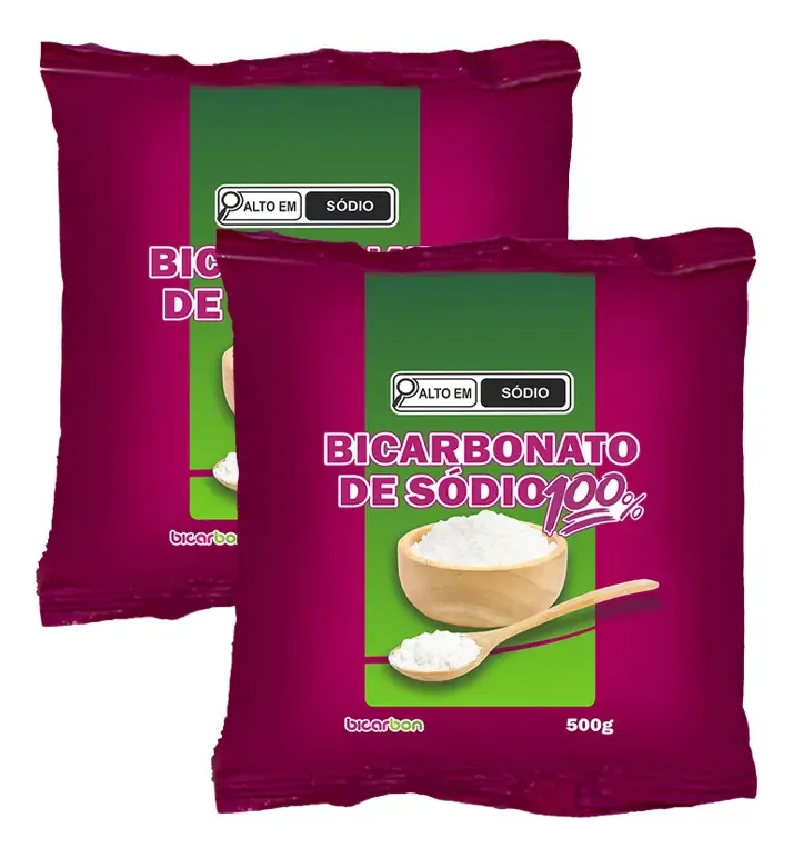 Kit 2x: Bicarbonato De Sódio Bicarbon 500g