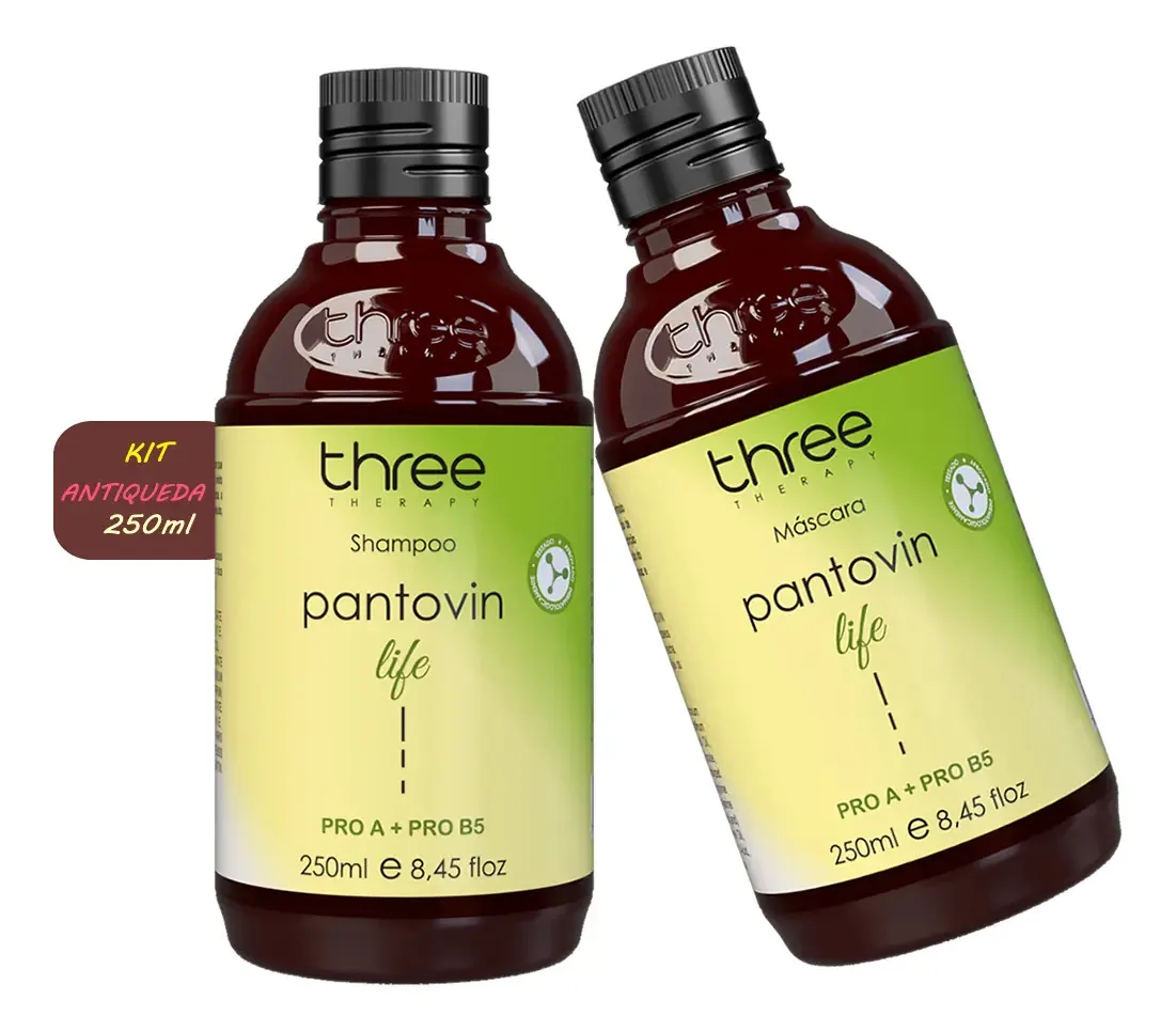Kit Pantovin Shampoo E Máscara 250ml
