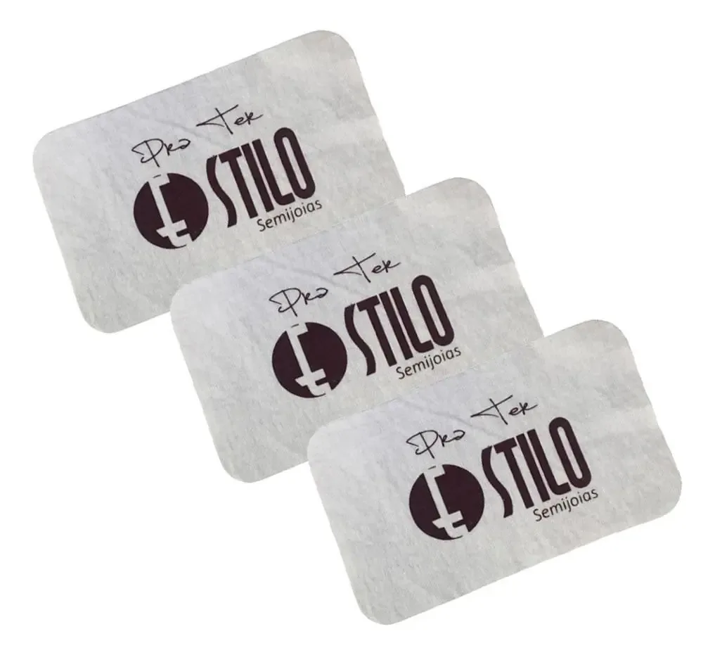 Kit 3 Flanelas Limpeza Joias E Semijoias Ação Rápida 16x10