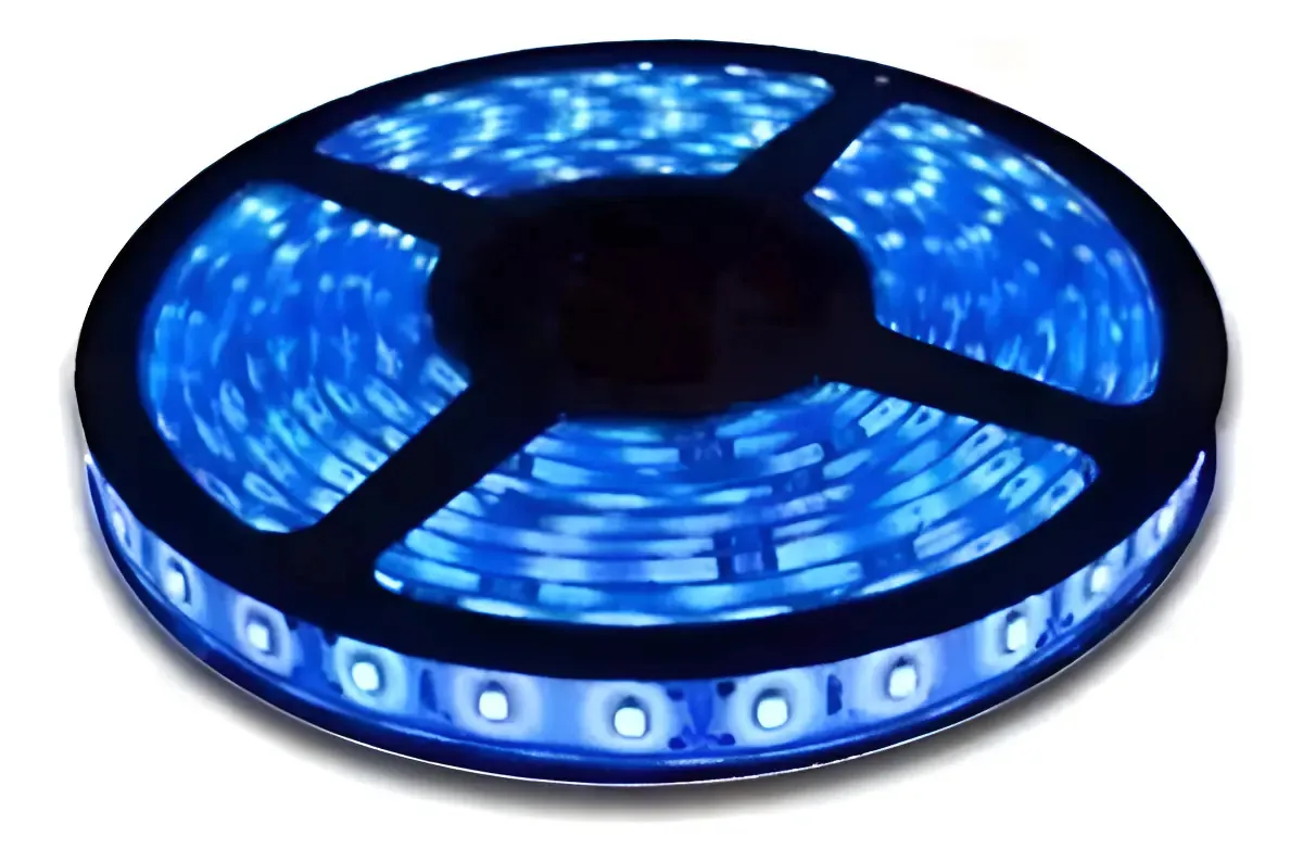 Fita Led 5050 Azul 5 Metros Decorativa
