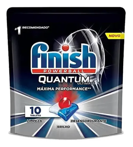 Detergente Para Lava Louças Tabletes Finish Quantum Ultimate
