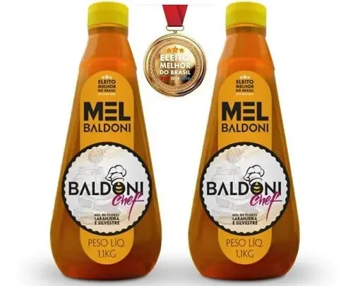 Mel Baldoni Chef Eleito Melhor Mel Do Brasil 1,1kg 2 Potes