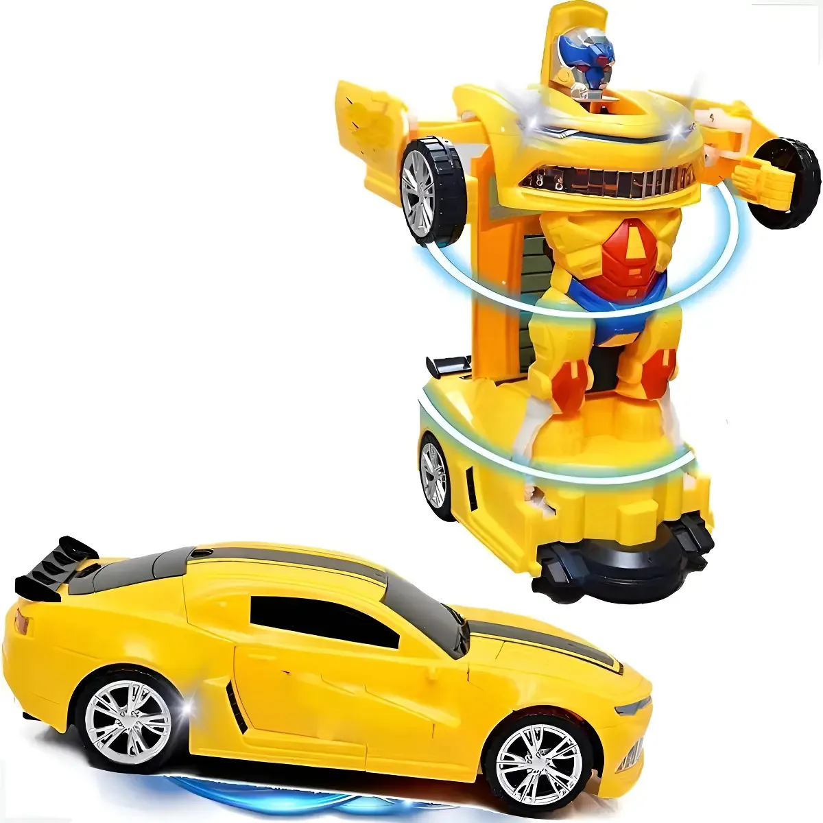 Robô De Brinquedo Carrinho Brinquedo Amarelo