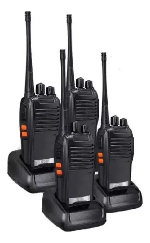 Kit 4 Rádios Comunicadores Baofeng BF-777s VHF/UHF/FM 12km 16 Canais