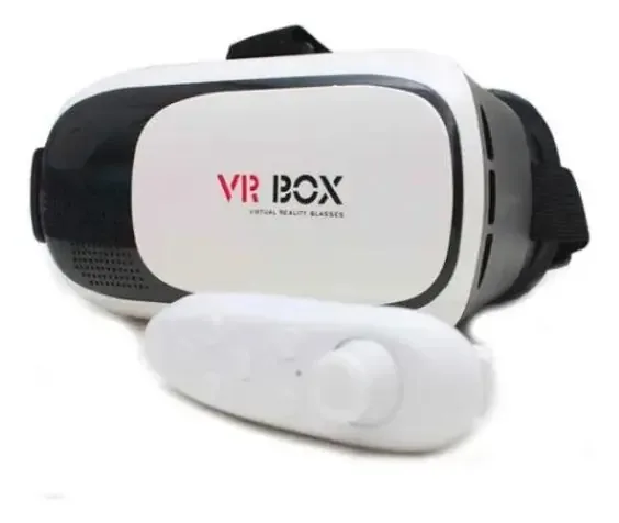 Óculos VR Box 2.0 Realidade Virtual com Controle Bluetooth