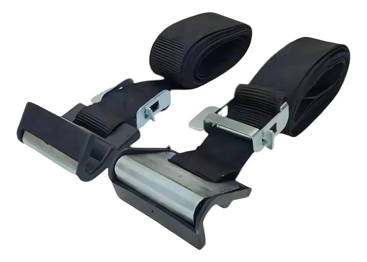 Par Cintas De Reposição Para Transbike Com Catraca Bicicleta Cor Preto