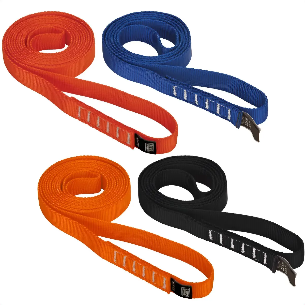 Cinta Ancoragem Resgate Sling 22kn Epi Trabalho Em Altura Cor Preto 60cm