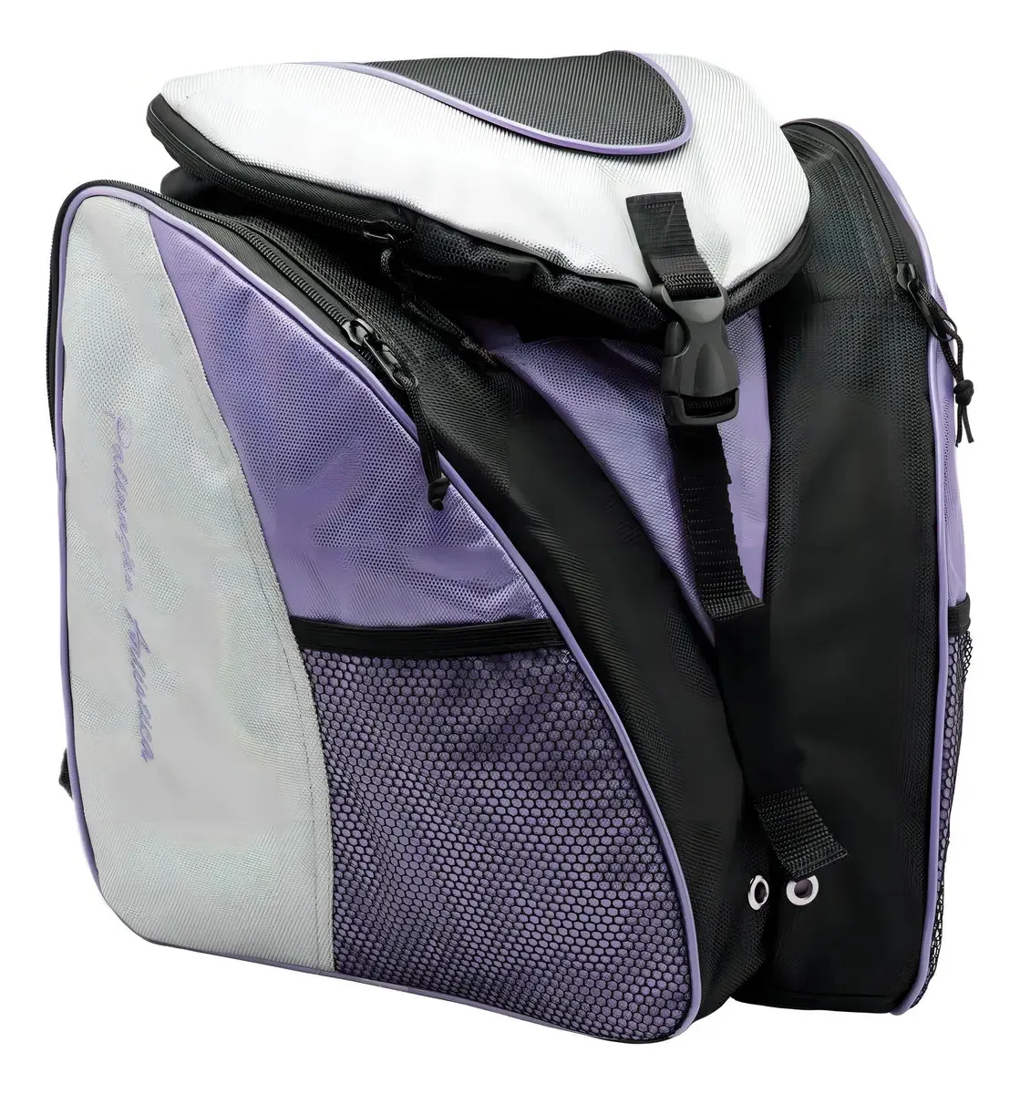 Bolsa Mochila Patins Com Alça E 3 Divisórias Reforçada Lilás