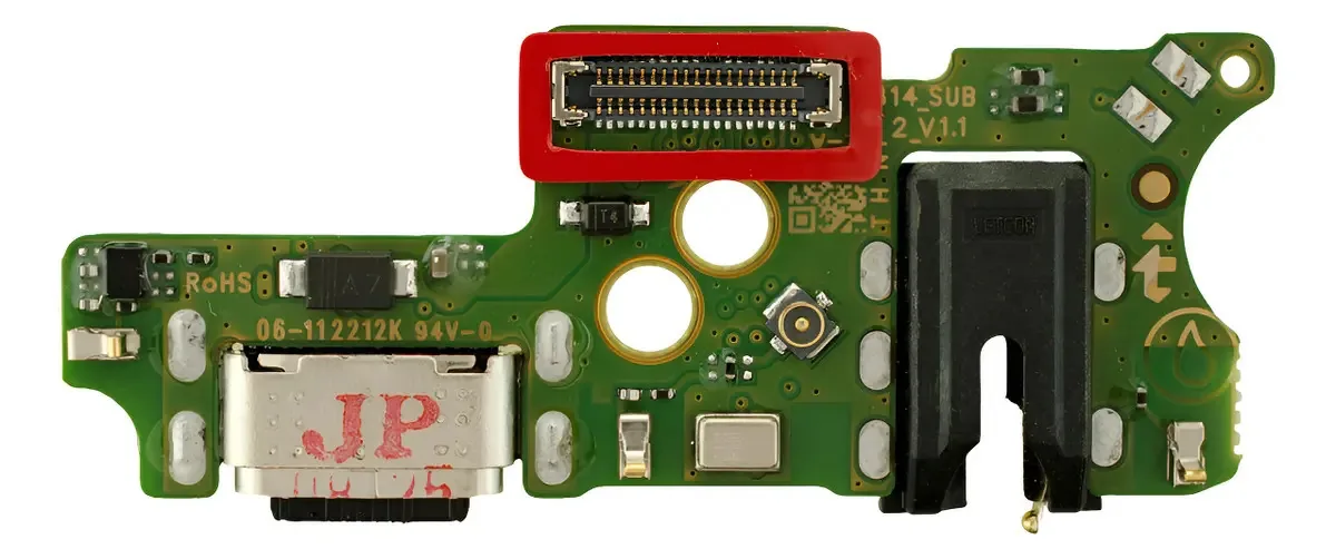 Placa Conector Carga Infinix Note 12 4G X670 Compatível