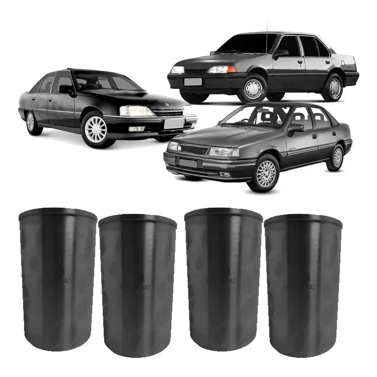 Jogo De Camisas Std Blazer Monza Kadett Omega Ate 1996