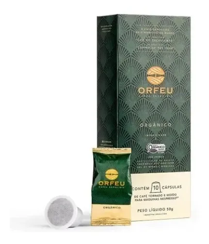 Café orgânico en cápsula Orfeu Orfeu