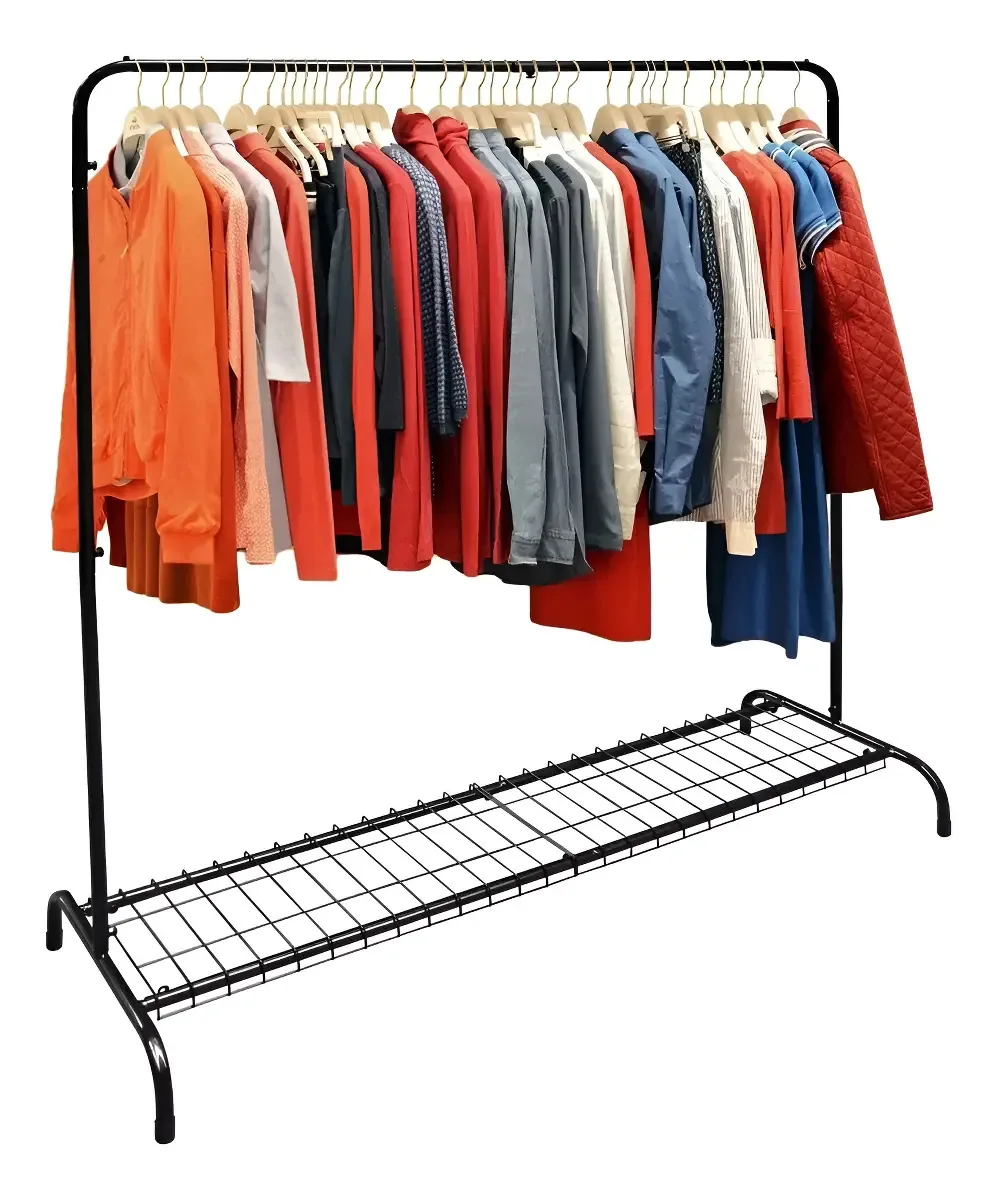 Açomix Arara Cabideiro Com Sapateira Para Roupas