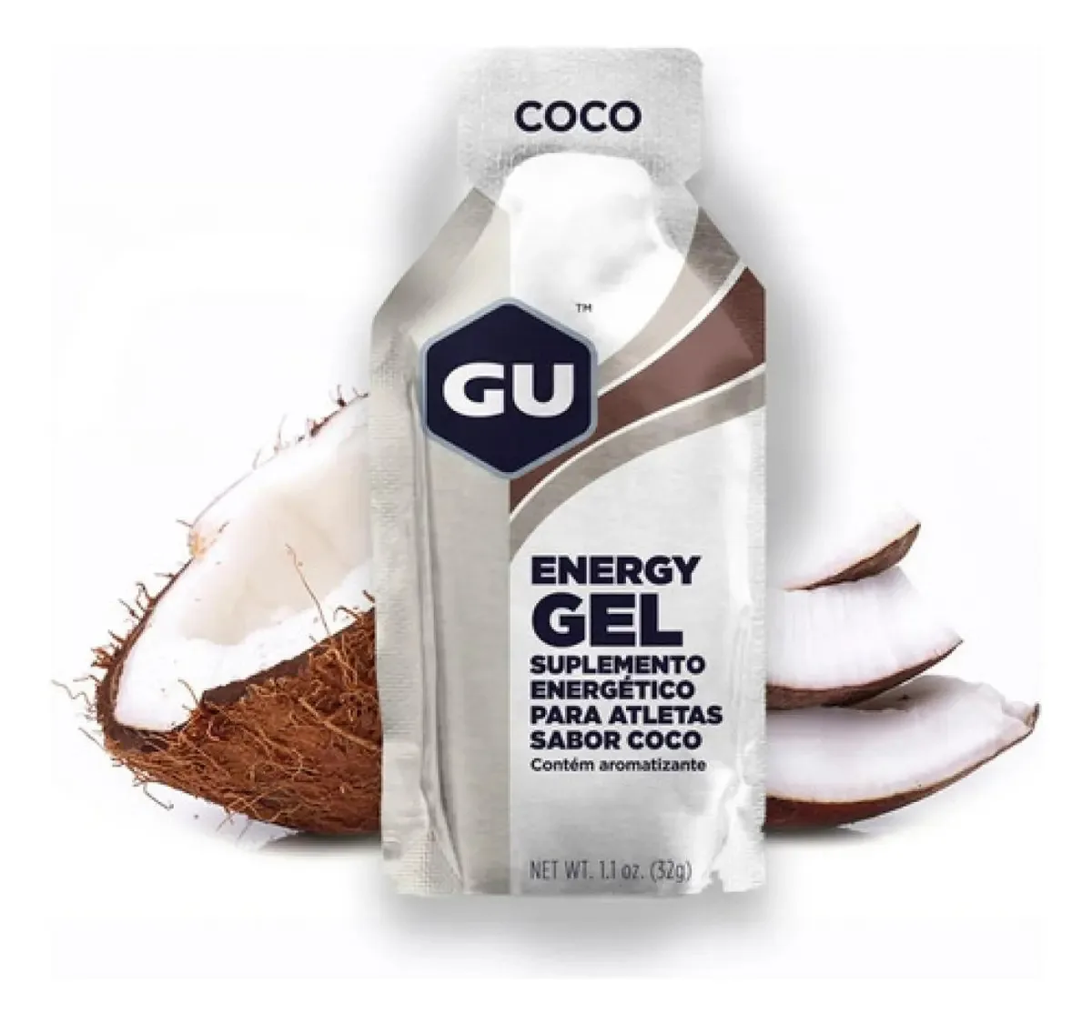 Gu Energy Gel Coco Repositor Energetico Carbo Com 24 Sachês