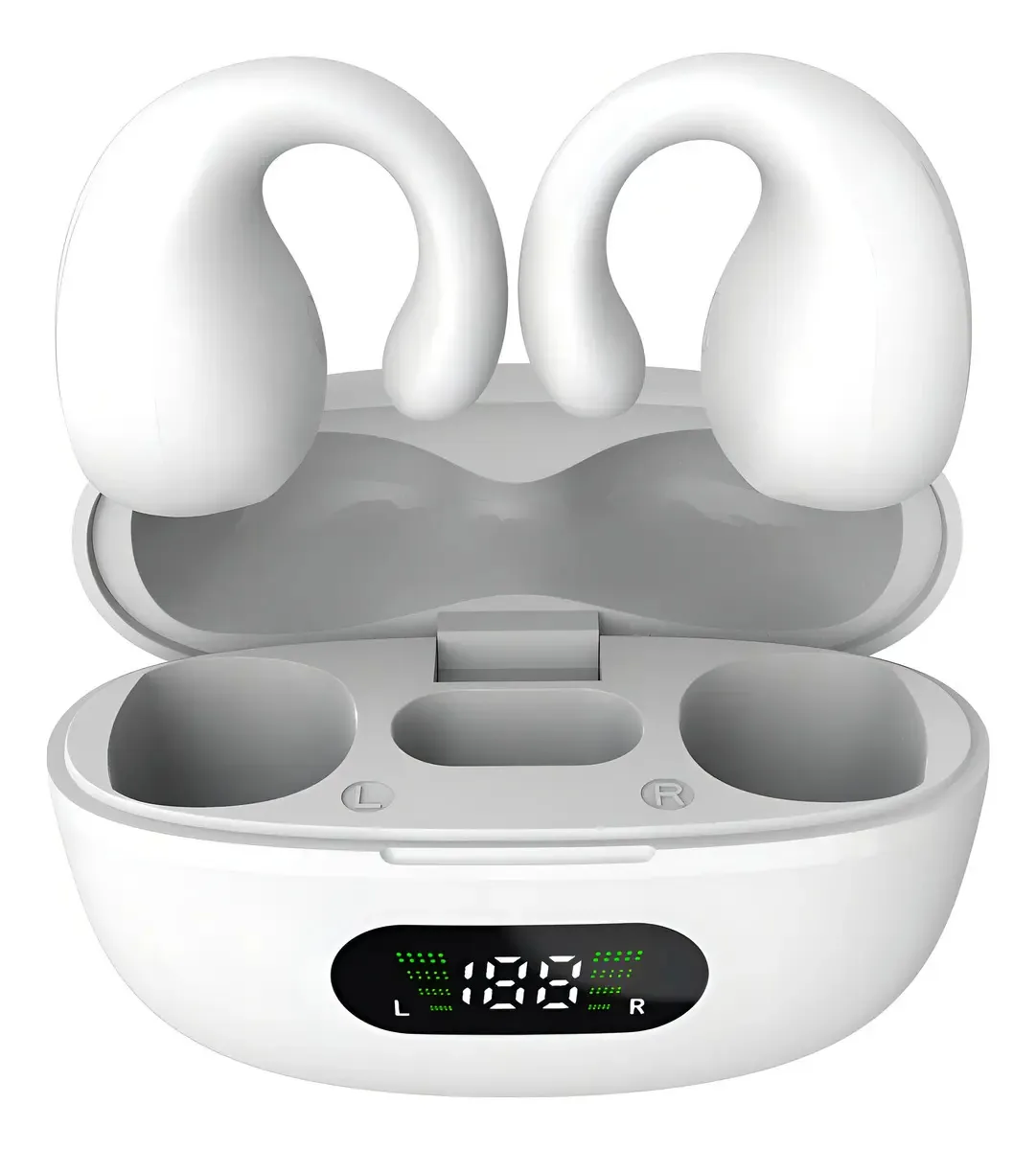 Fone de Condução Óssea Onistek ON-TWS2 Bluetooth 5.3 Branco