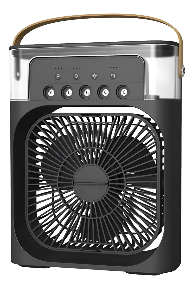 Climatizador Portátil FAN Preto 8W Umidificador e Purificador de Ar USB