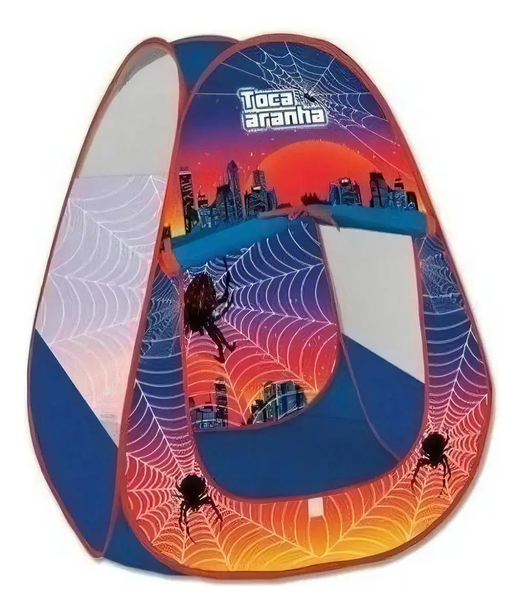 Casinha Aranha Infantil Portátil C/ 60 Bolinhas Braskit