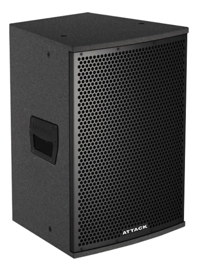 Caixa Ativa Amplificada 300W 12" Attack VRF-1230A com Entradas XLR e TRS