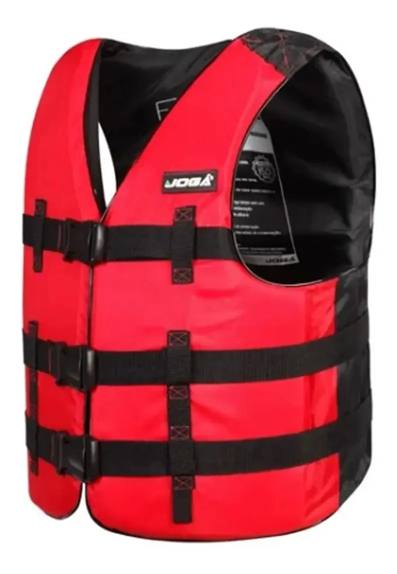 Colete Salva Vidas Esportivo Jogá Sport Homologado M 35-55kg Vermelho