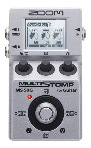 Pedaleira Zoom Multistomp Ms 50g Para Guitarra produto de vitrine