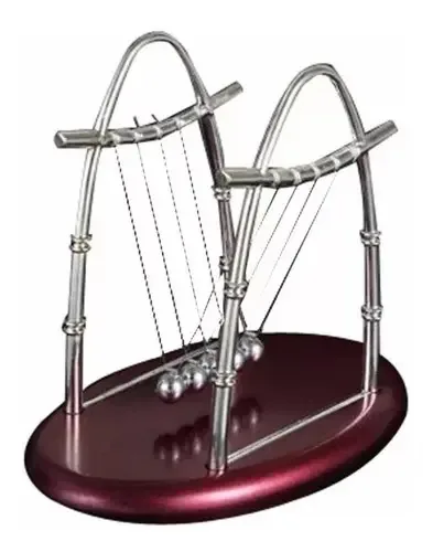 Pendulo De Newton Grande Jogo De Bolas Decoração Escritorio Cor Não Se Plica