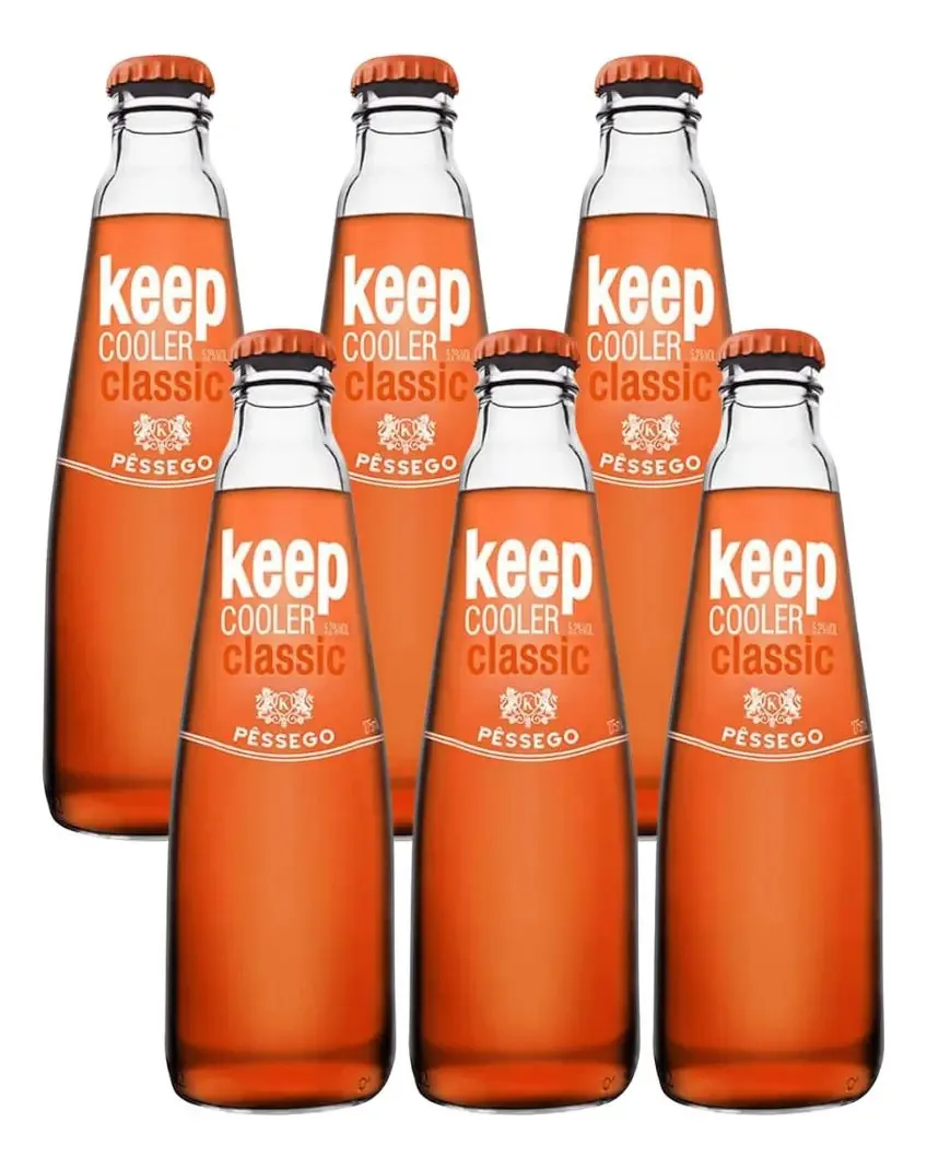 Pack Com 6 Keep Cooler Classic Pessego 275ml