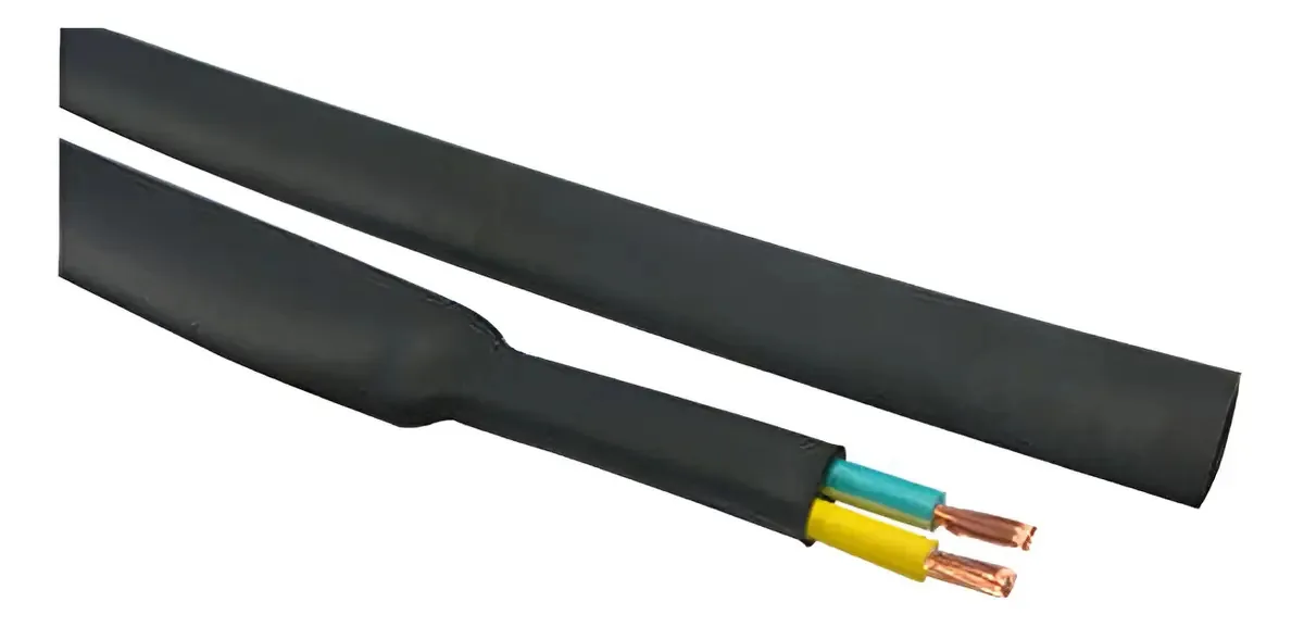 Cabo USB Rainha das Sete ETE 5259 para Áudio e Vídeo, 1 m, Preto