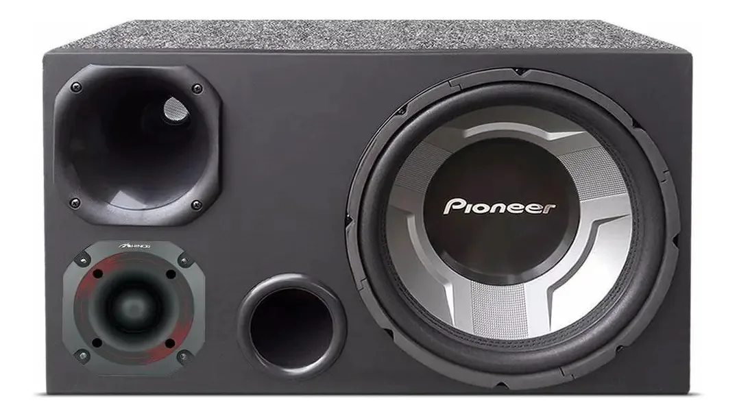Caixa Som Trio Subwoofer Pioneer 12 + Driver E Tweeter
