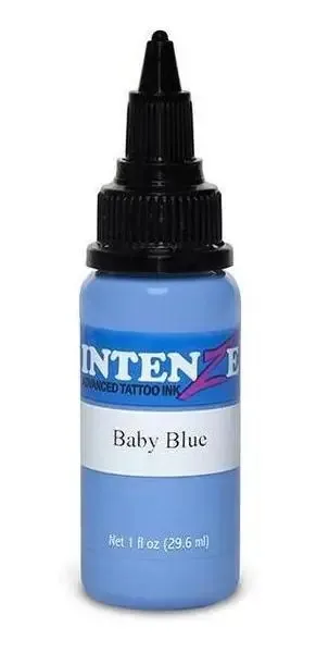 Tinta Tatuagem Intenze Baby Blue 30ml Pigmento Profissional