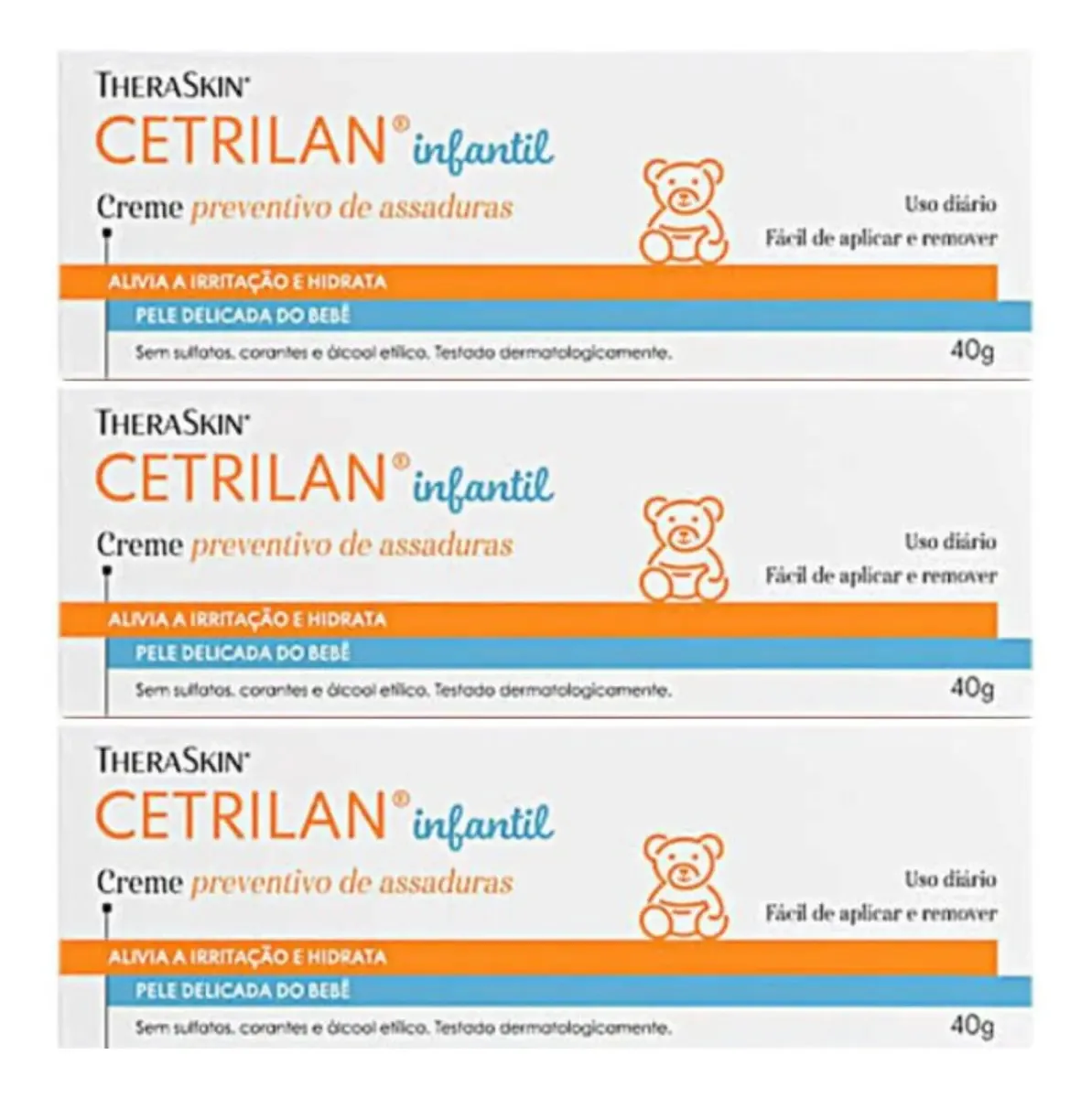 CETRILAN Cetilan Infantil 40 g pacote x 3