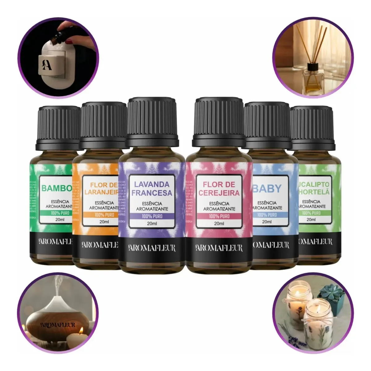 Kit Essências Para Aromatizador Variado