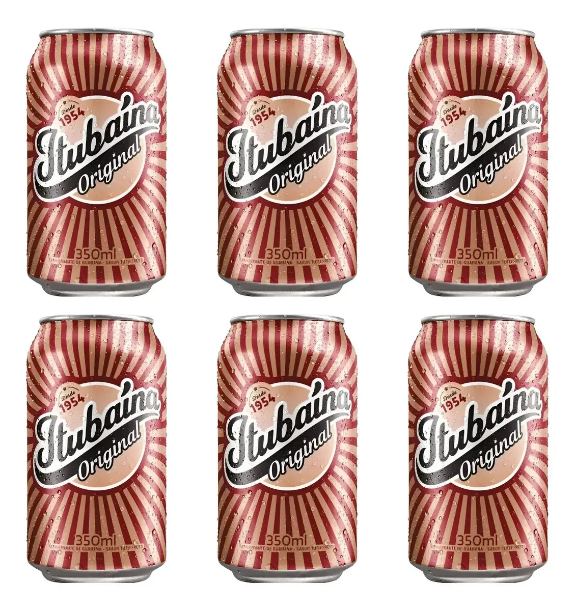 6x Refrigerante Lata 350ml Itubaina Original