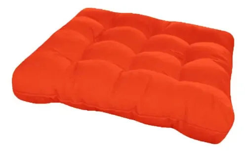 Jogo 4 Assentos Para Cadeira Futton 40x40 - Cores Diversas Cor Laranja