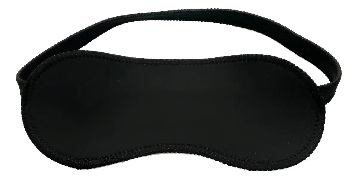 Kit 30 Máscaras Ajudar Dormir Tapa Olho Garantido Cor Preta Liso