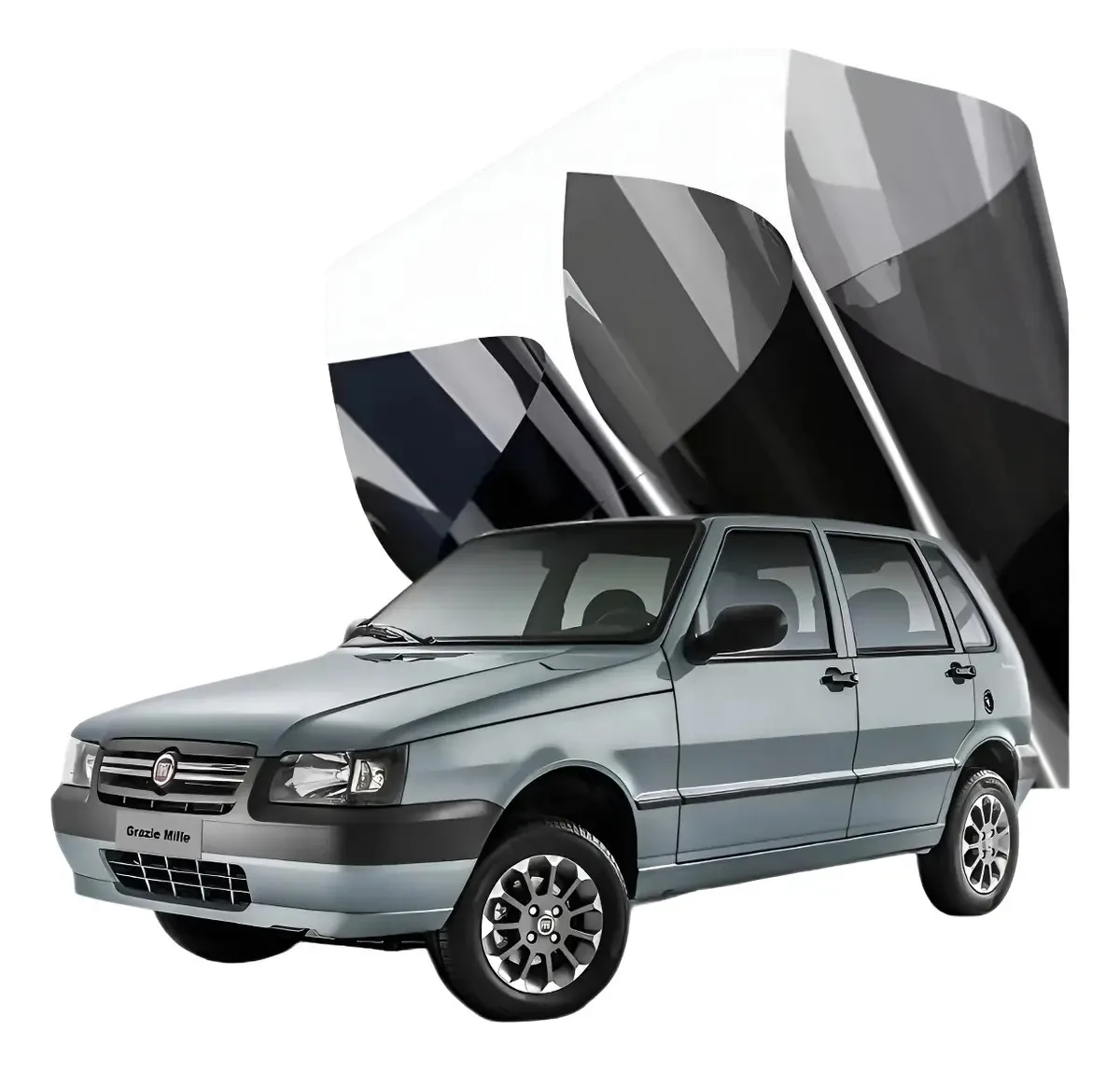 Insulfilm Tintado Fiat Uno 4 Portas 1993-2010 G35