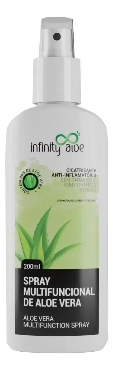 Spray Multifuncional Vegano De Aloe Vera ( Babosa ) 200ml