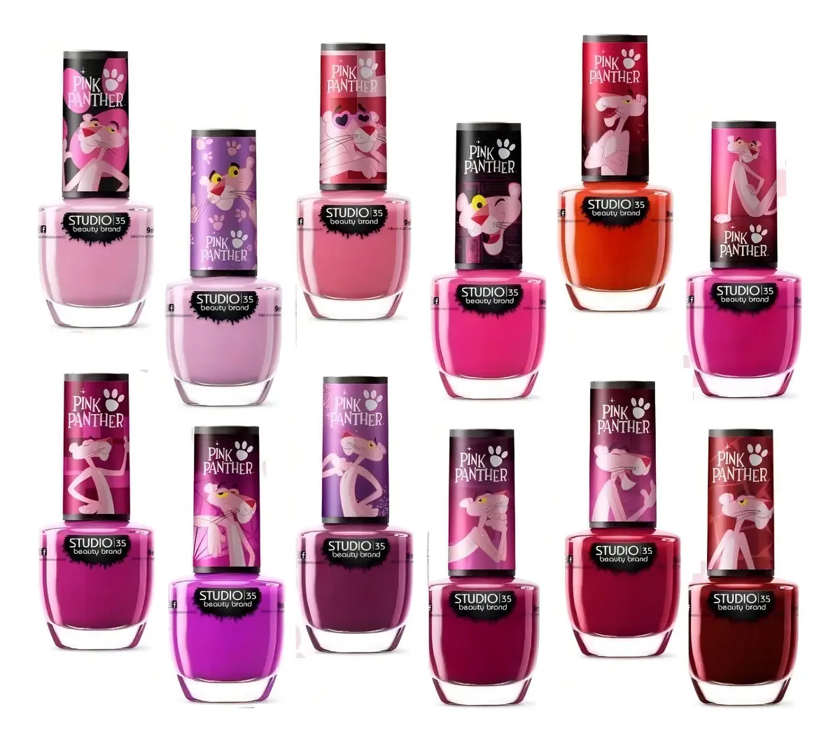 Esmaltes Studio35 Pink Panther Pantera Cor Rosa