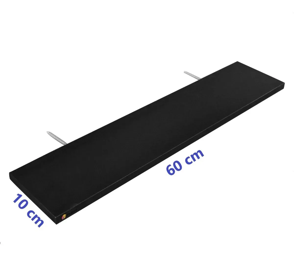 Prateleira Porta Temperos Condimentos Modelo Slim Premium Cor Preto