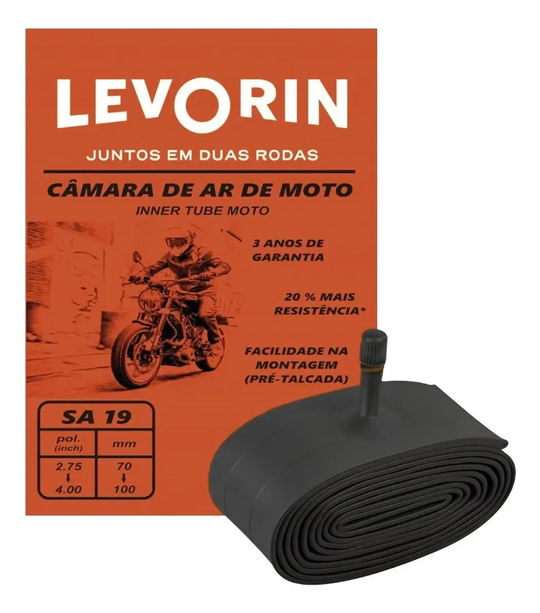 Câmara De Ar Dianteira Bros125 150 160 Crosser Aro19 Levorin