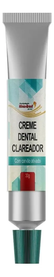 Creme Dental Clareador Com Carvão Ativado 30g