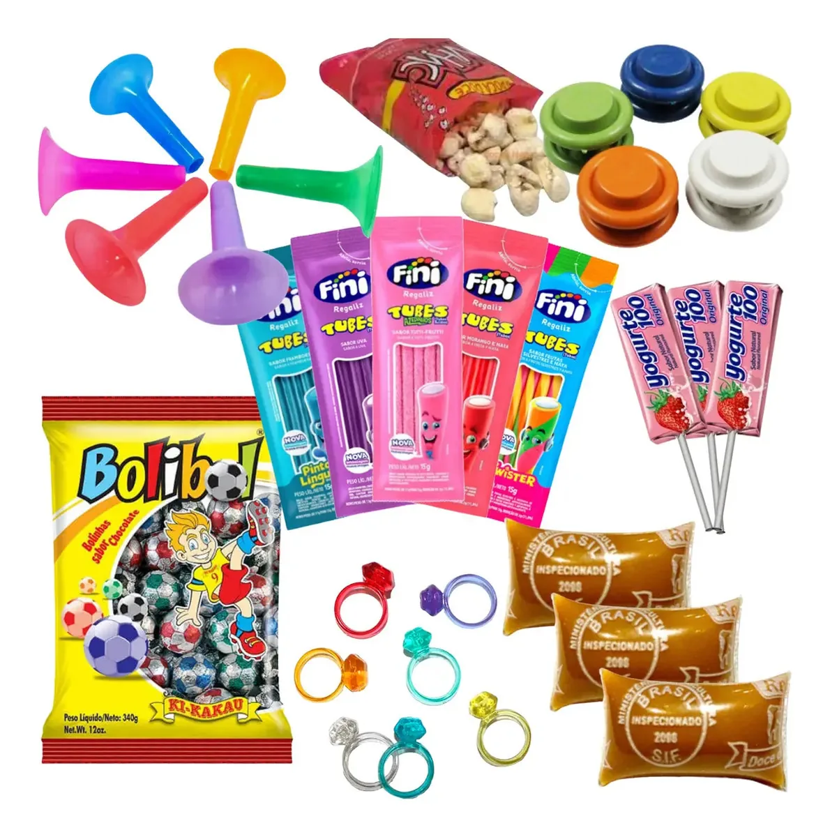 Kit Doces E Brinquedos De Festa Lembrancinha De Aniversário