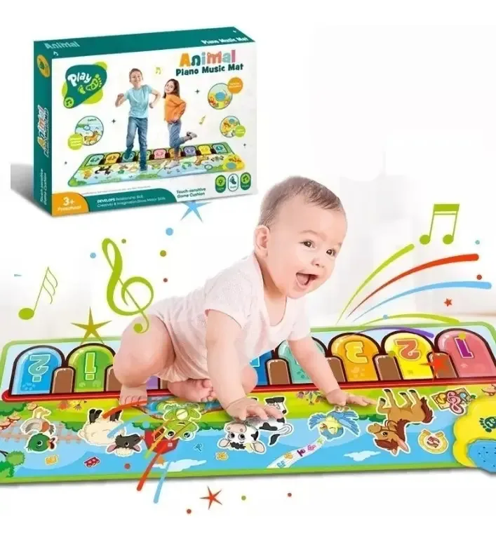Tapete musical para piano Music Animal Touch Light & Sounds