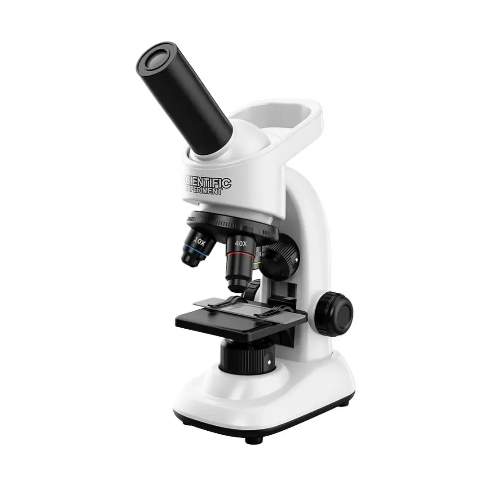 Microscópio educacional 16000x com acessórios científicos