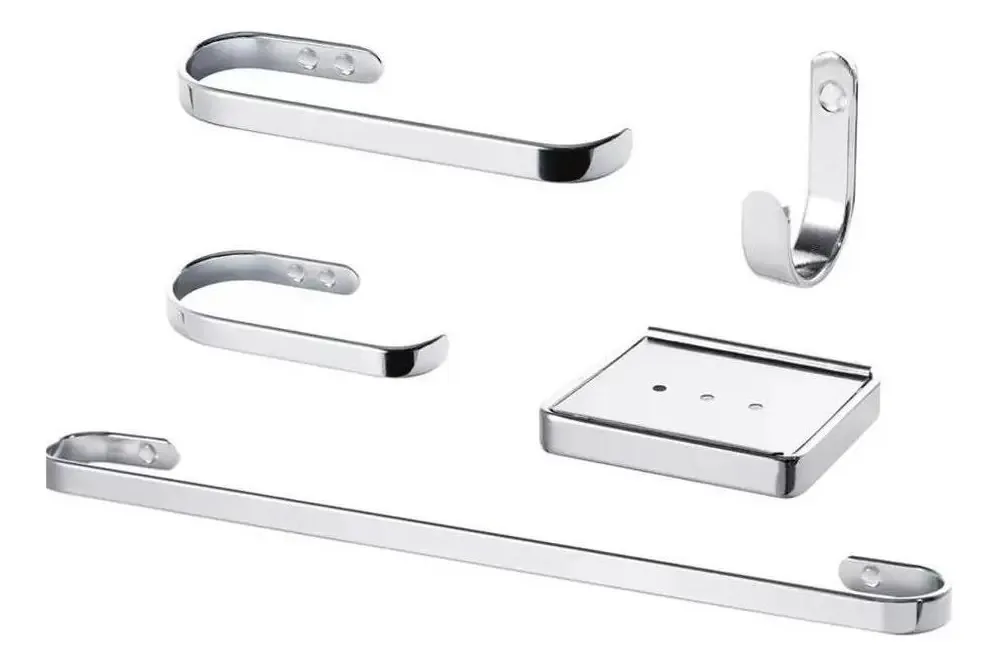 Kit Acessórios Para Banheiro 5 Peças