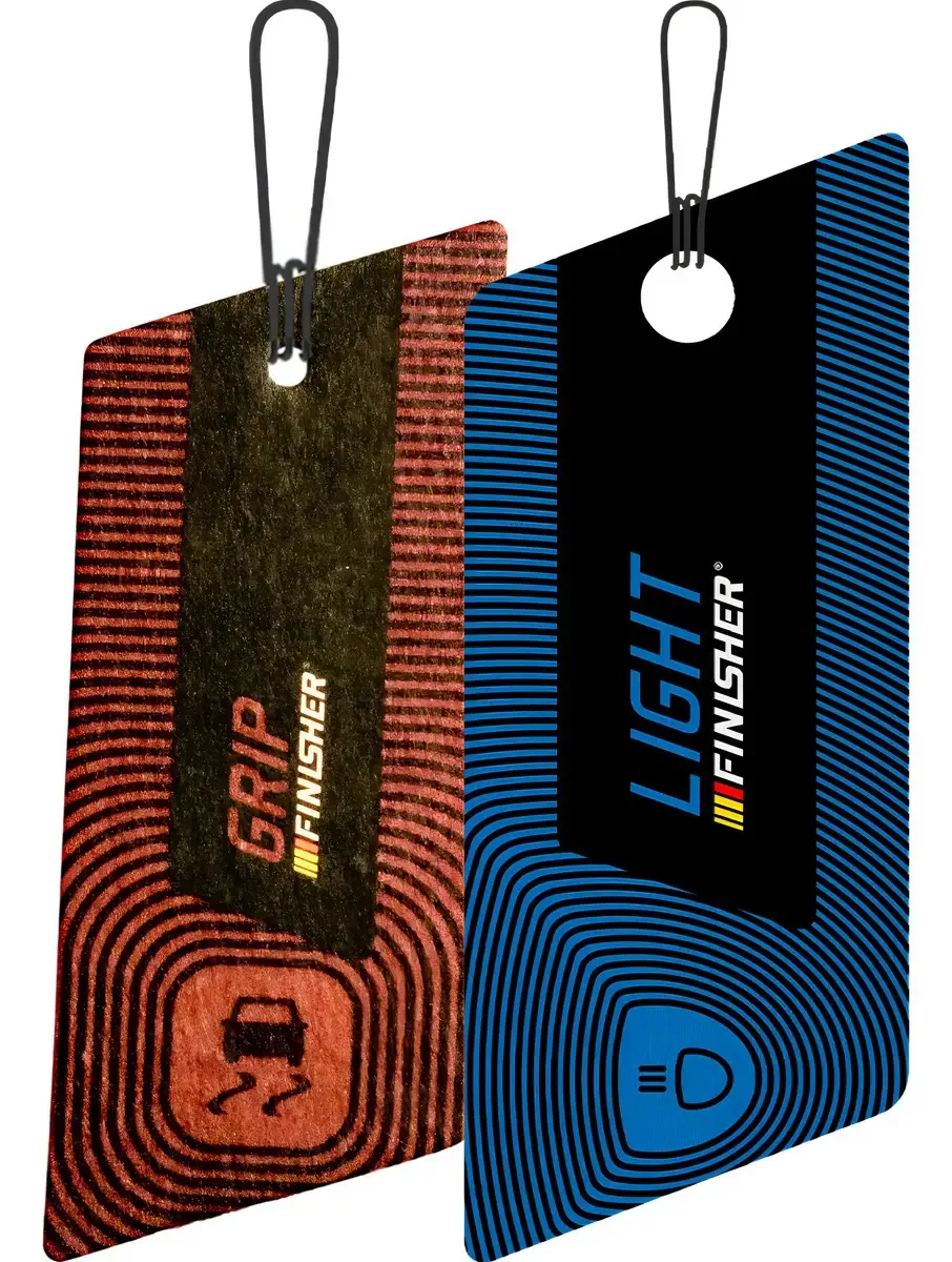 2 Arominha Cheirinho Para Carro Retrovisor Perfume Finisher Cor Preto Fragrância Grip E Light