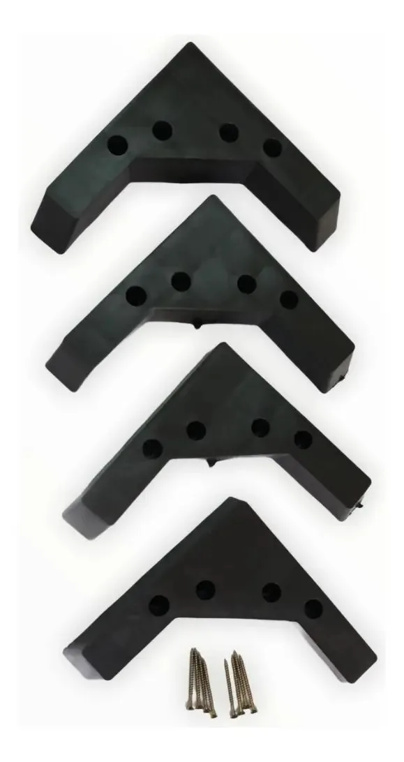 4 Pezinho De Plastico Para Moveis