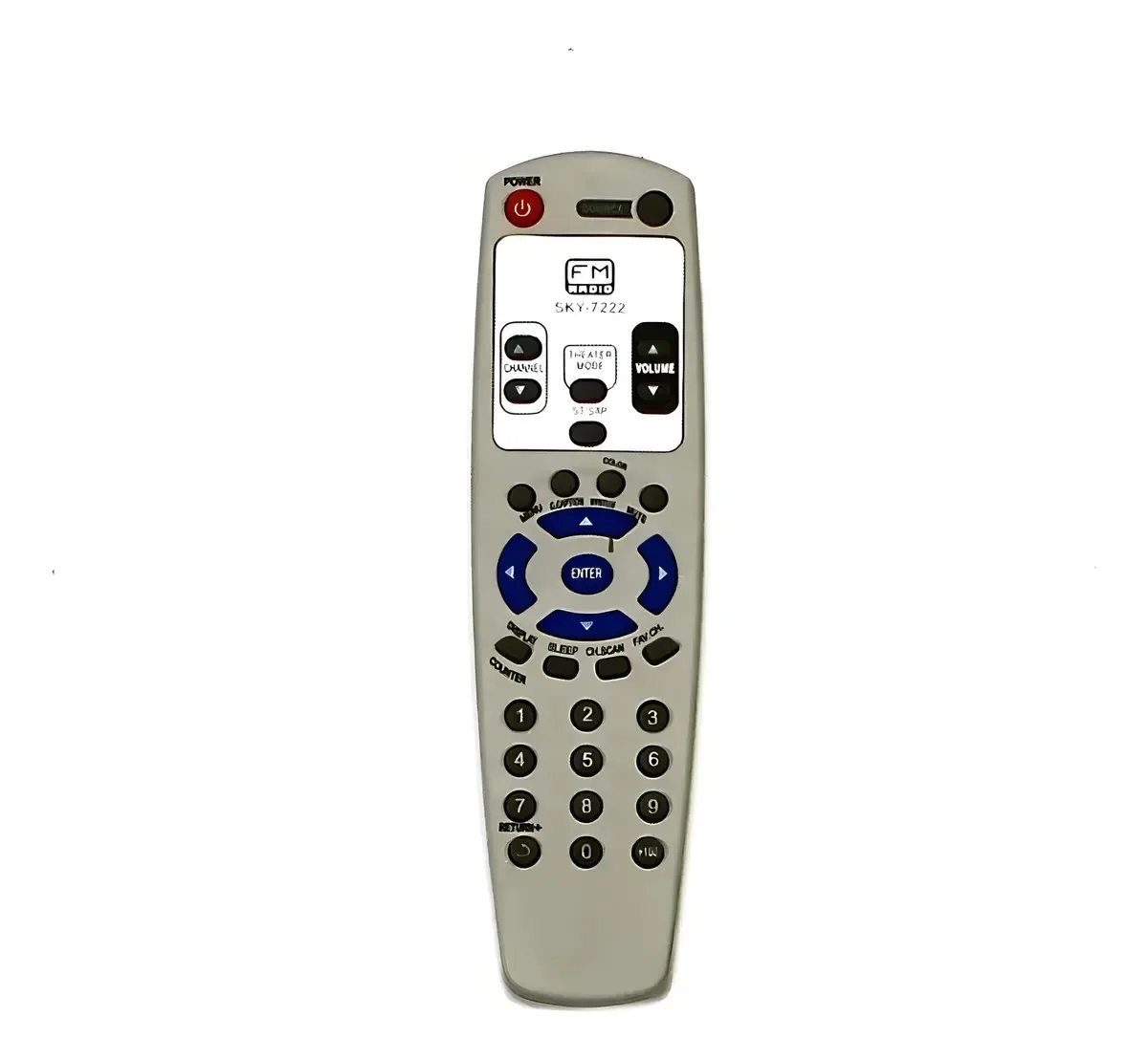 Controle Remoto Antigo Para Tv Gradiente Sky 7222