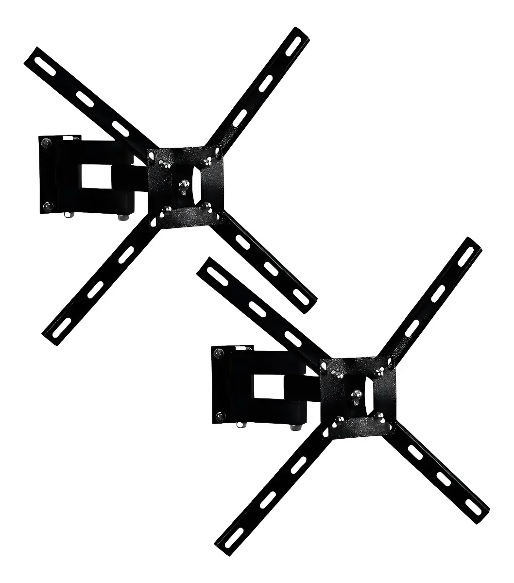Kit 2 Suportes Articulados 4 Movimentos Tv 10 56 Polegadas