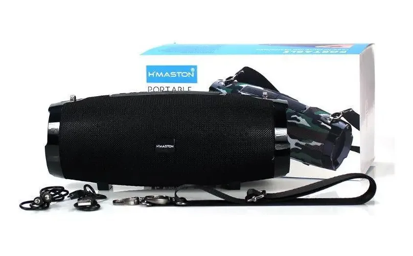Caixa De Som Portátil Bluetooth Preta