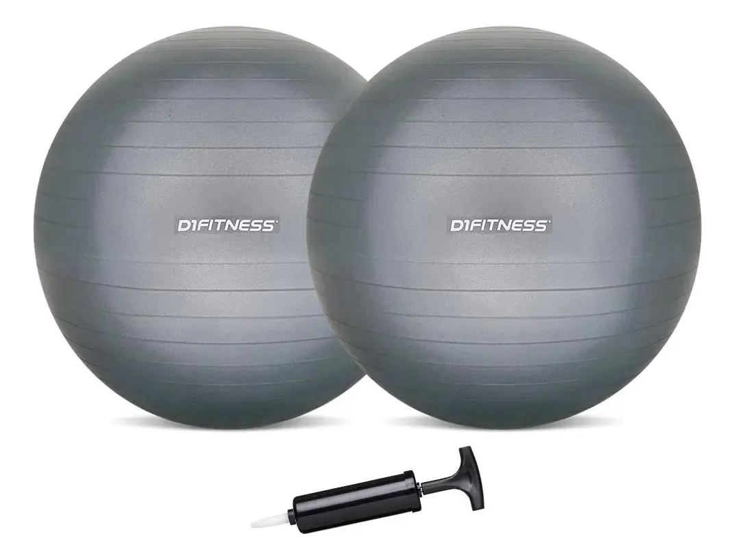 2 Bolas Suiça Para Yoga E Pilates - 75cm